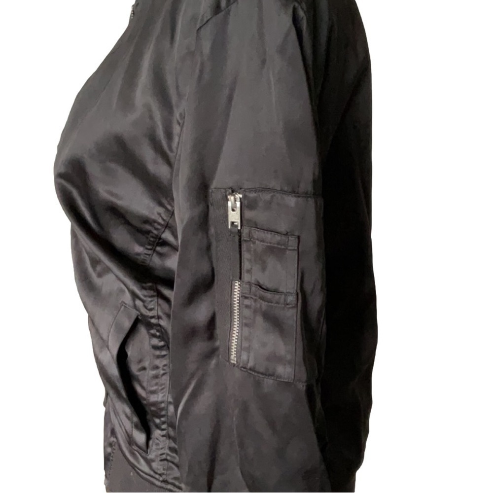 Lucky Brand Ruched Bomber Jacket - Picture 9 of 13